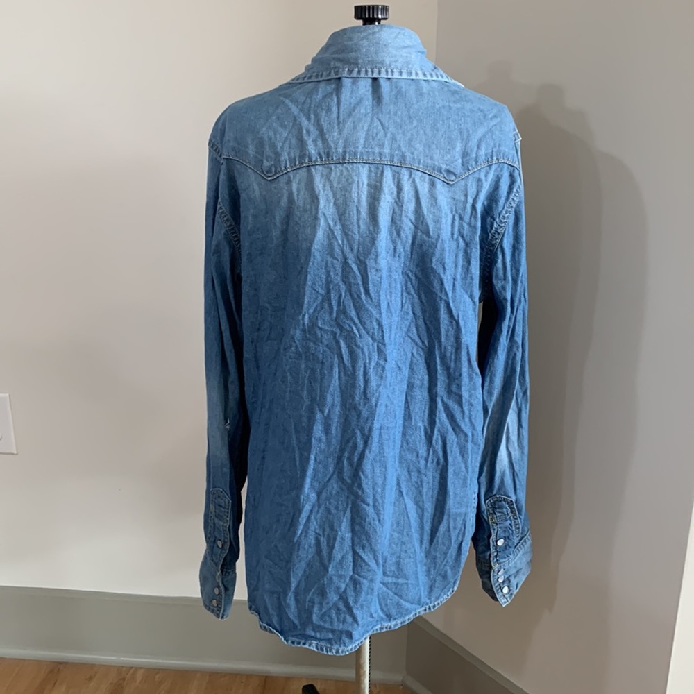 Denim Button Down - Picture 2 of 4